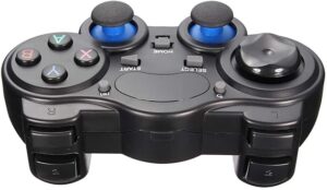 REES52 USB Wireless Gaming Controller Gamepad for PC/Laptop Computer(Windows XP/7/8/10) & PS3 & Android & Steam (Black)